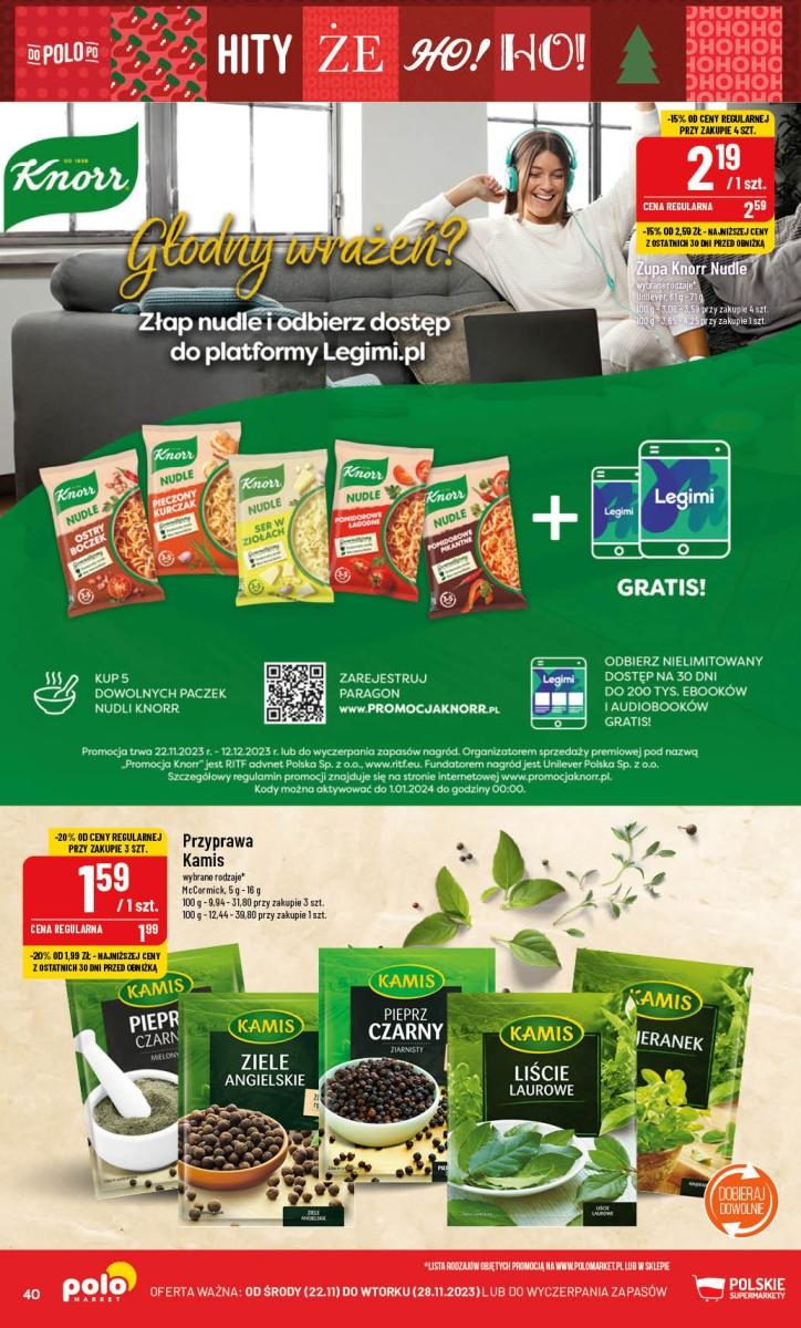 Gazetka promocyjna POLOmarket str. 40