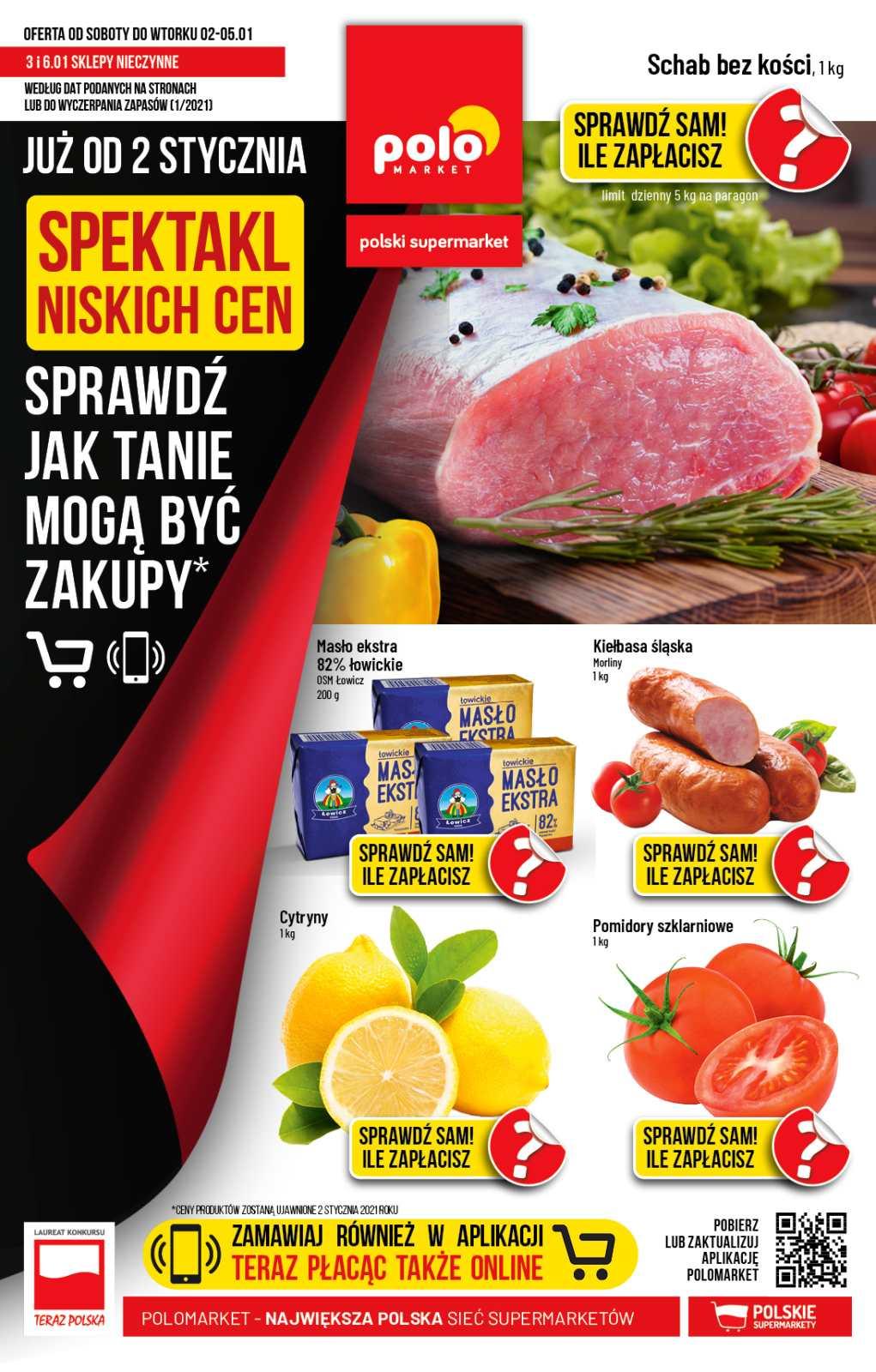 Gazetka promocyjna POLOmarket str. 1