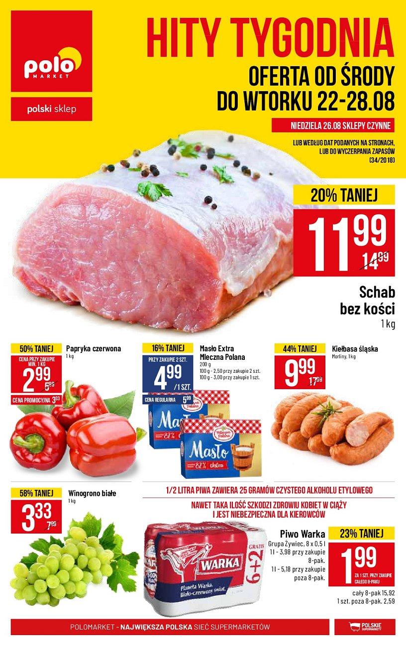 Gazetka promocyjna POLOmarket str. 1