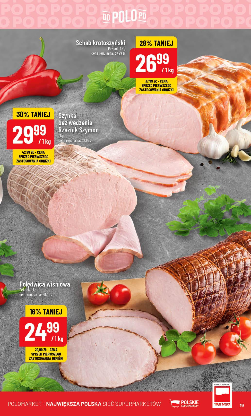 Gazetka promocyjna POLOmarket str. 19