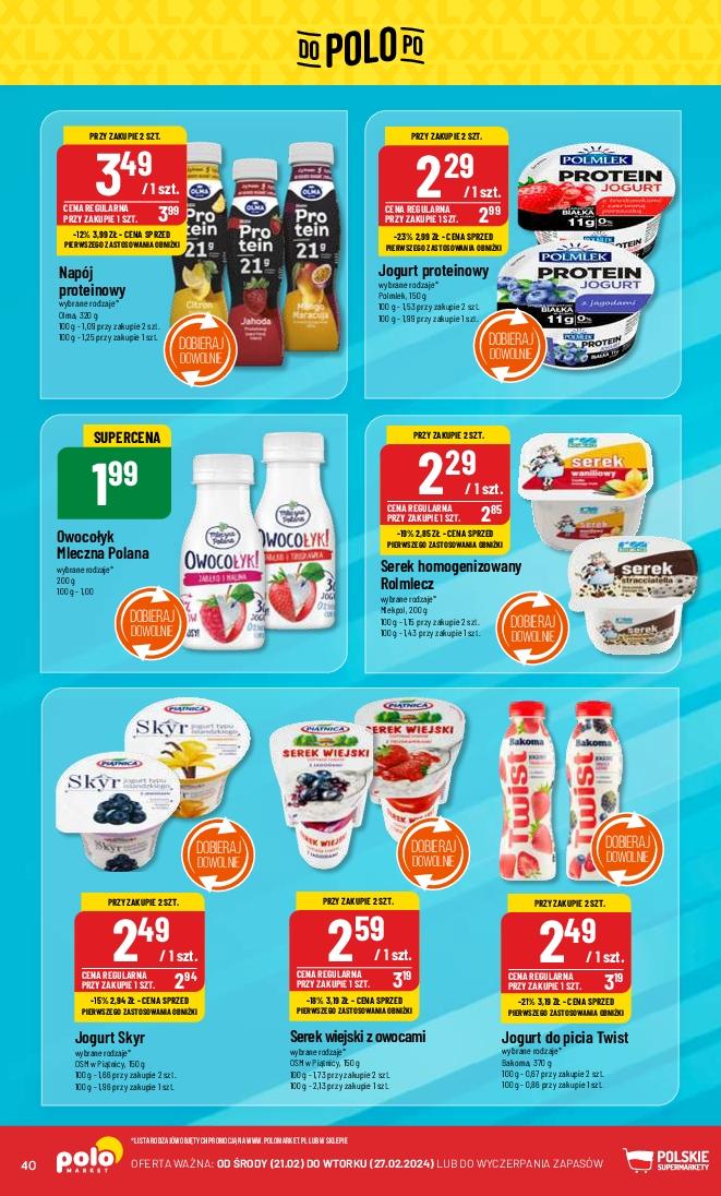 Gazetka promocyjna POLOmarket str. 40