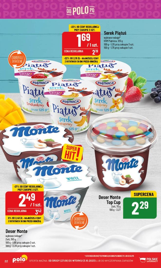 Gazetka promocyjna POLOmarket str. 22