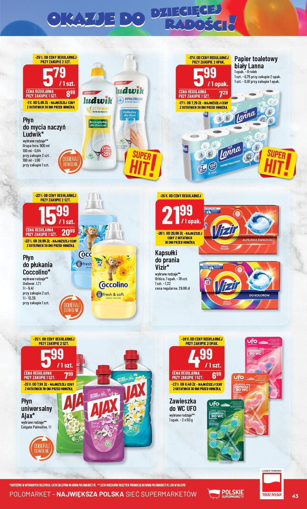 Gazetka promocyjna POLOmarket str. 43