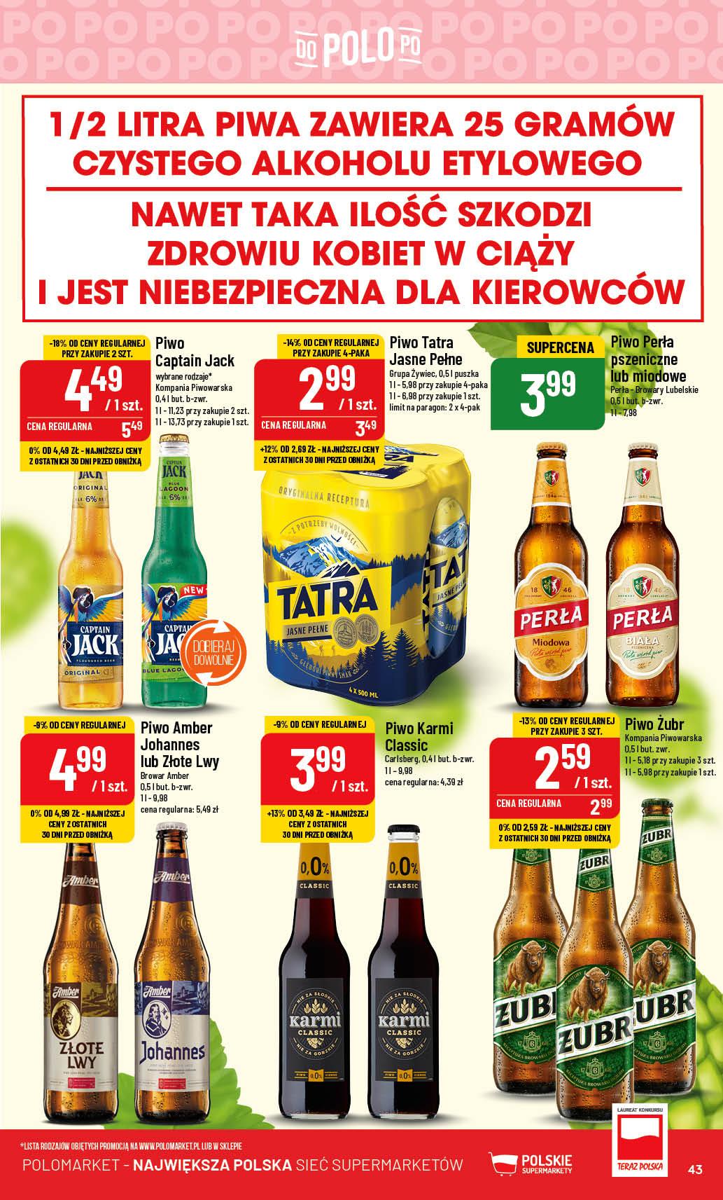 Gazetka promocyjna POLOmarket str. 43