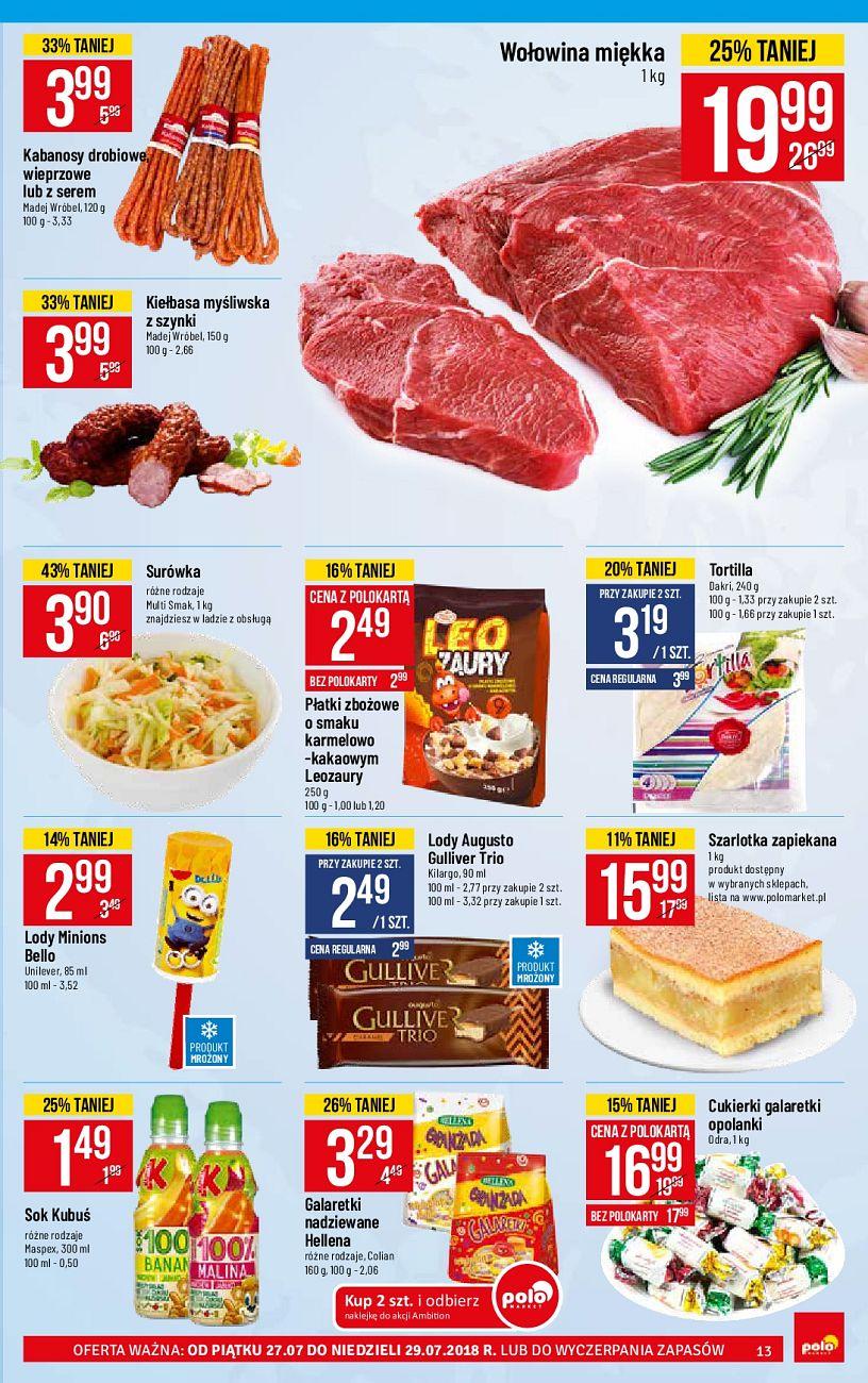 Gazetka promocyjna POLOmarket str. 13