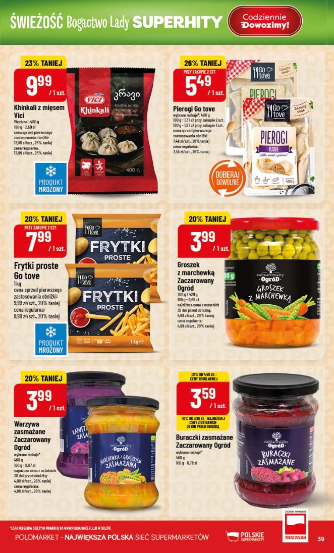 Gazetka promocyjna POLOmarket str. 39
